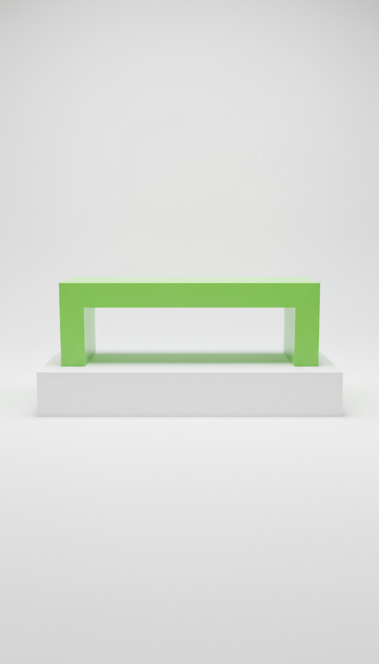 Console fluorescente vert éclat