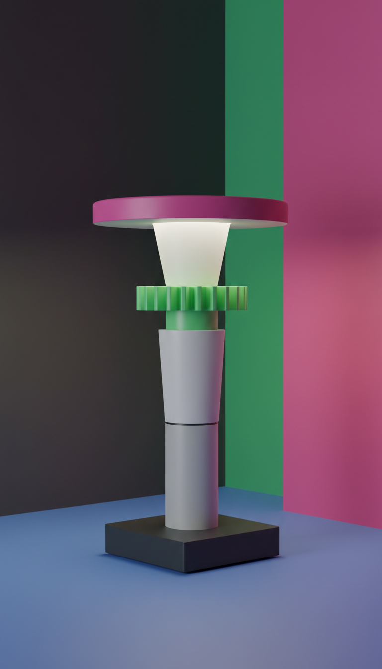 lampe piédestal Fusion à double éclairage